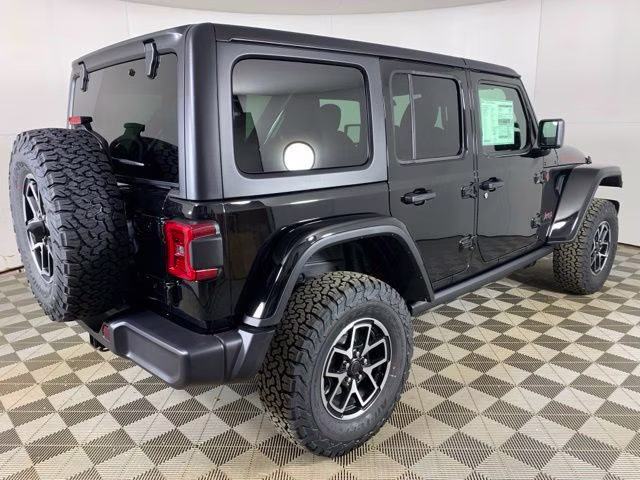 2026 Black Clearcoat Jeep Wrangler 4-Door Rubicon 4X4 SUV