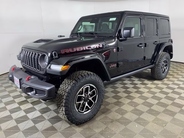 2026 Black Clearcoat Jeep Wrangler 4-Door Rubicon 4X4 SUV