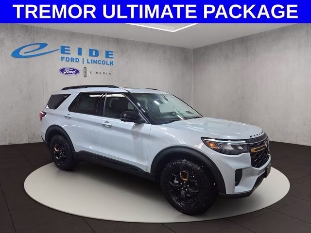 2026 Space White Metallic Ford Explorer Tremor 4X4 SUV
