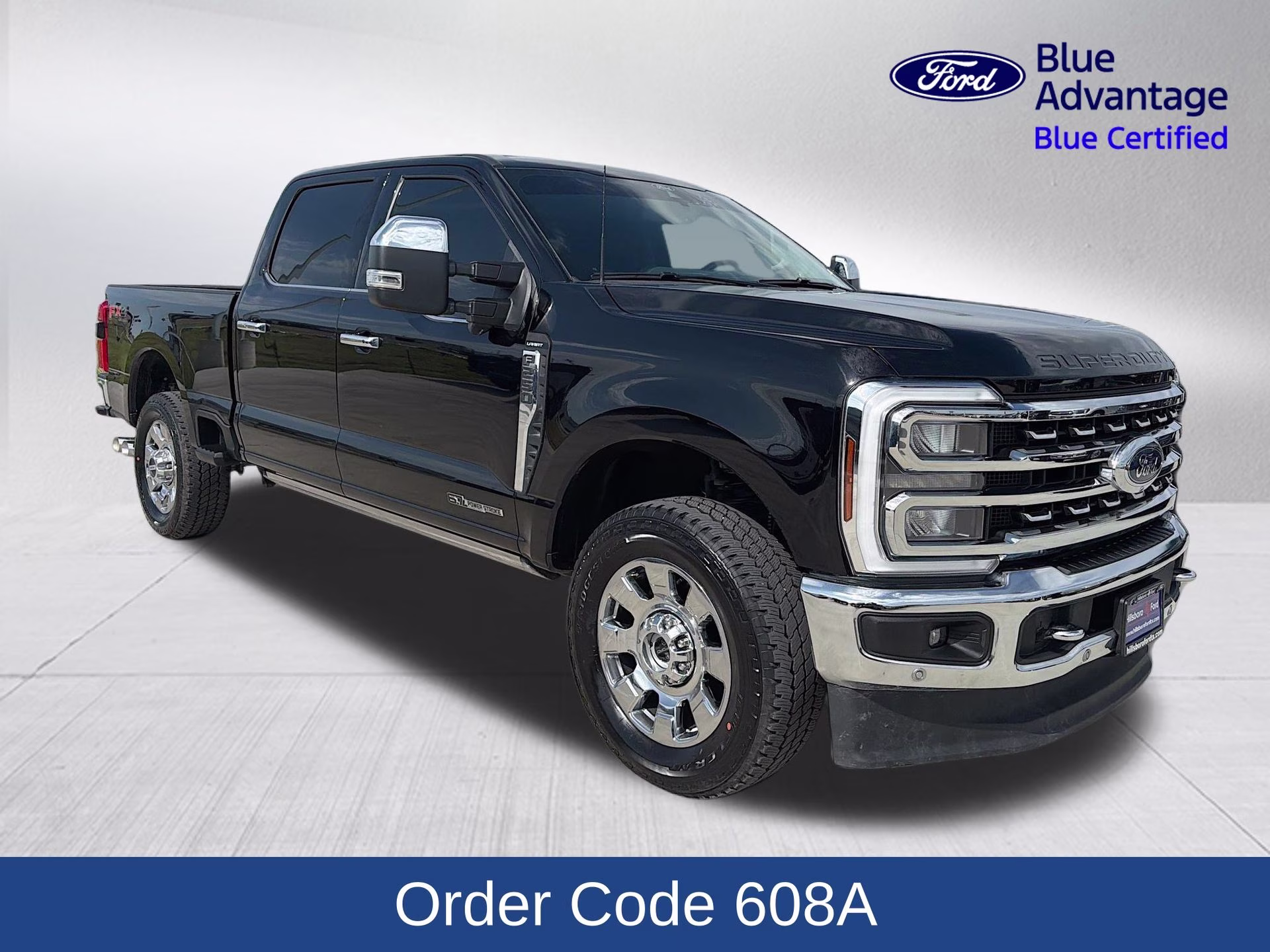 2024 Agate Black Metallic Ford Super Duty F-250 SRW Lariat 4X4 Truck