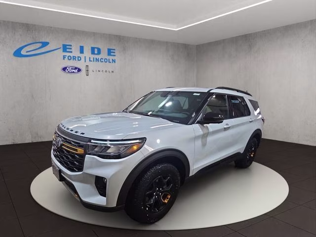 2026 Space White Metallic Ford Explorer Tremor 4X4 SUV