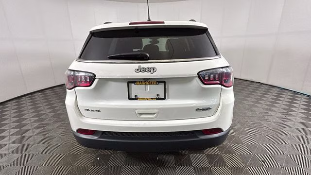 2019 White Clearcoat Jeep Compass Latitude 4X4 SUV