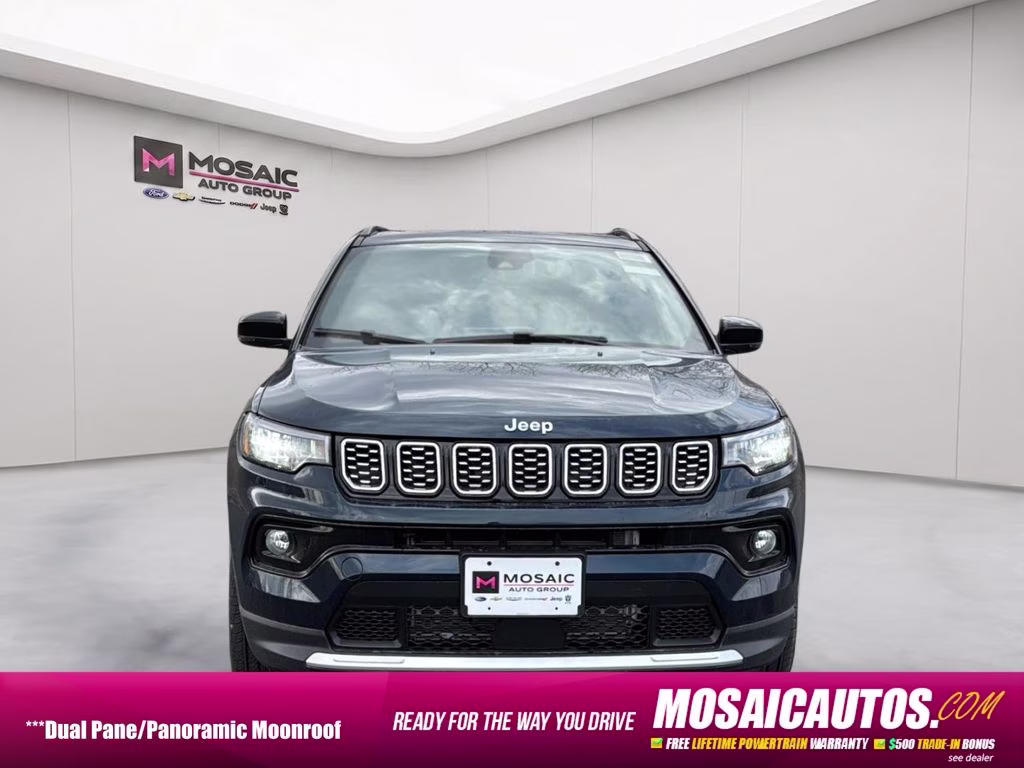 2026 Fathom Blue Pearl Coat Jeep Compass Limited 4X4 SUV