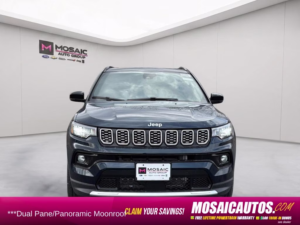 2026 Fathom Blue Pearl Coat Jeep Compass Limited 4X4 SUV