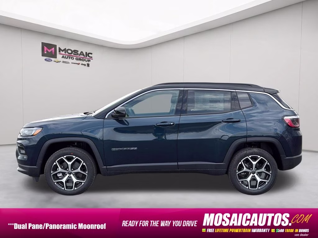 2026 Fathom Blue Pearl Coat Jeep Compass Limited 4X4 SUV