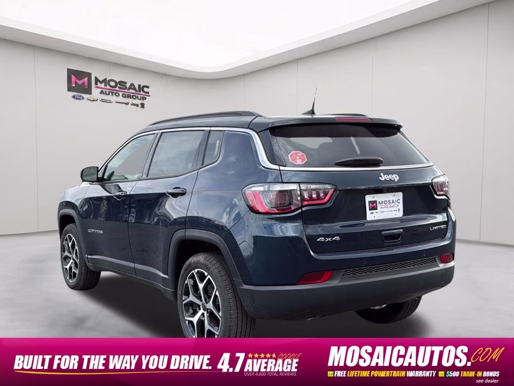2026 Fathom Blue Pearl Coat Jeep Compass Limited 4X4 SUV