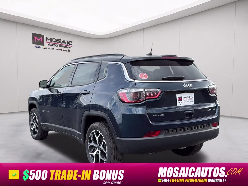 2026 Fathom Blue Pearl Coat Jeep Compass Limited 4X4 SUV