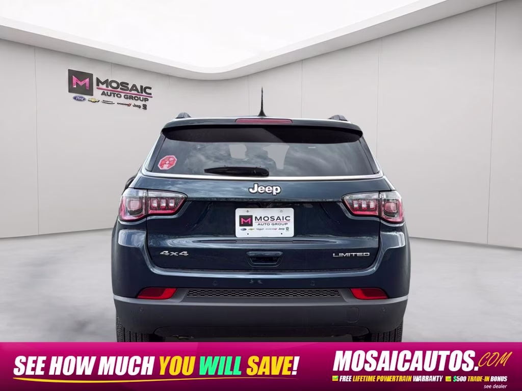 2026 Fathom Blue Pearl Coat Jeep Compass Limited 4X4 SUV