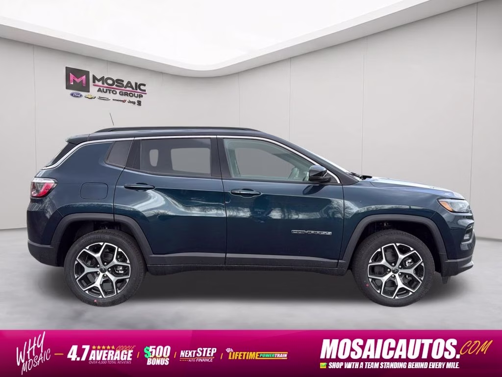 2026 Fathom Blue Pearl Coat Jeep Compass Limited 4X4 SUV