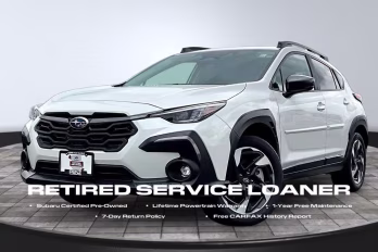 2025 Crystal White Pearl Subaru Crosstrek Limited AWD SUV