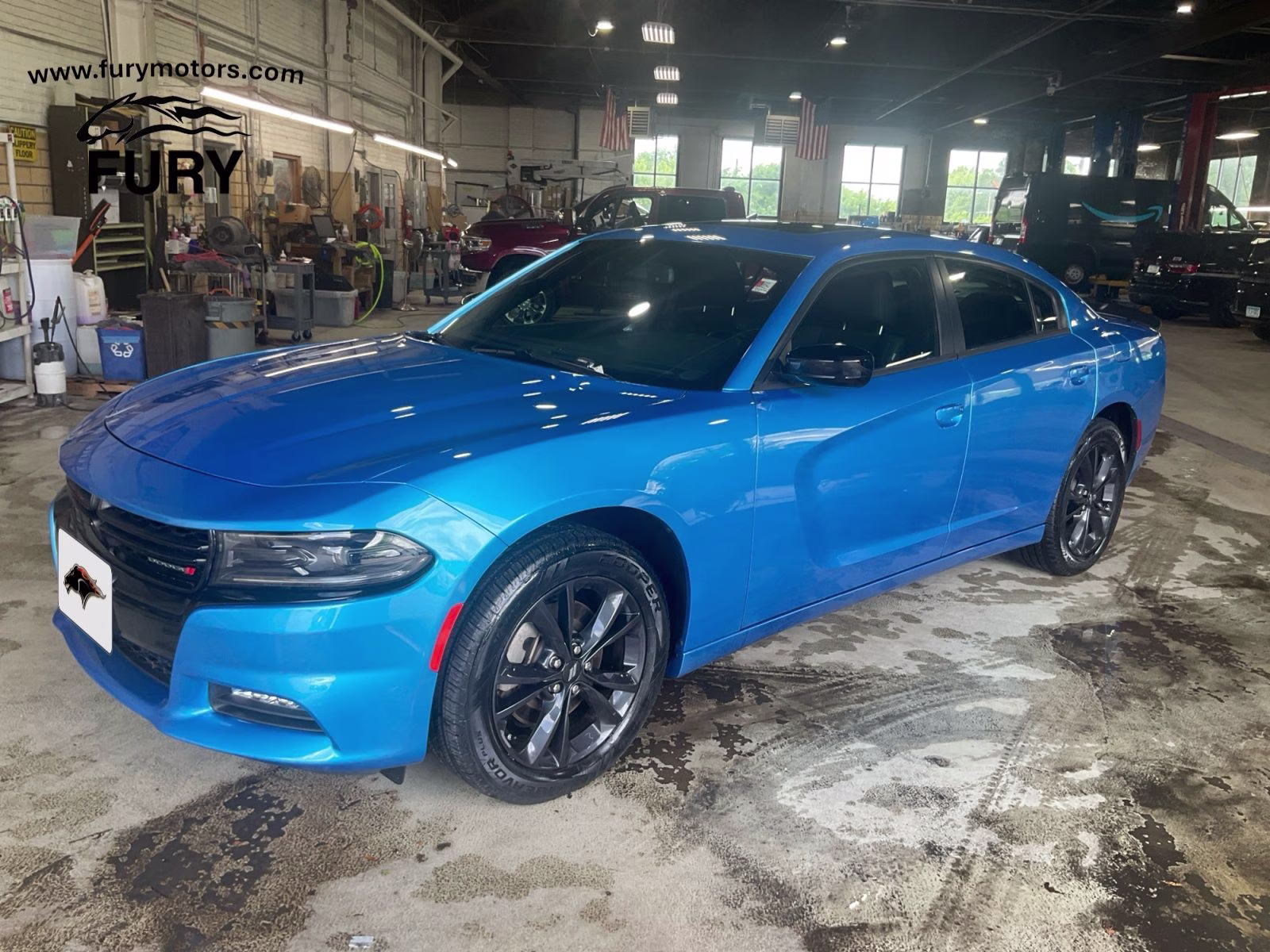 2023 B5 Blue Pearlcoat Dodge Charger SXT AWD Sedan