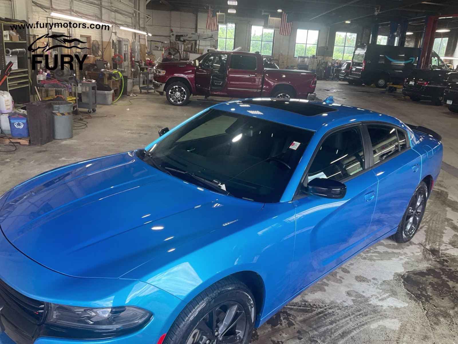 2023 B5 Blue Pearlcoat Dodge Charger SXT AWD Sedan