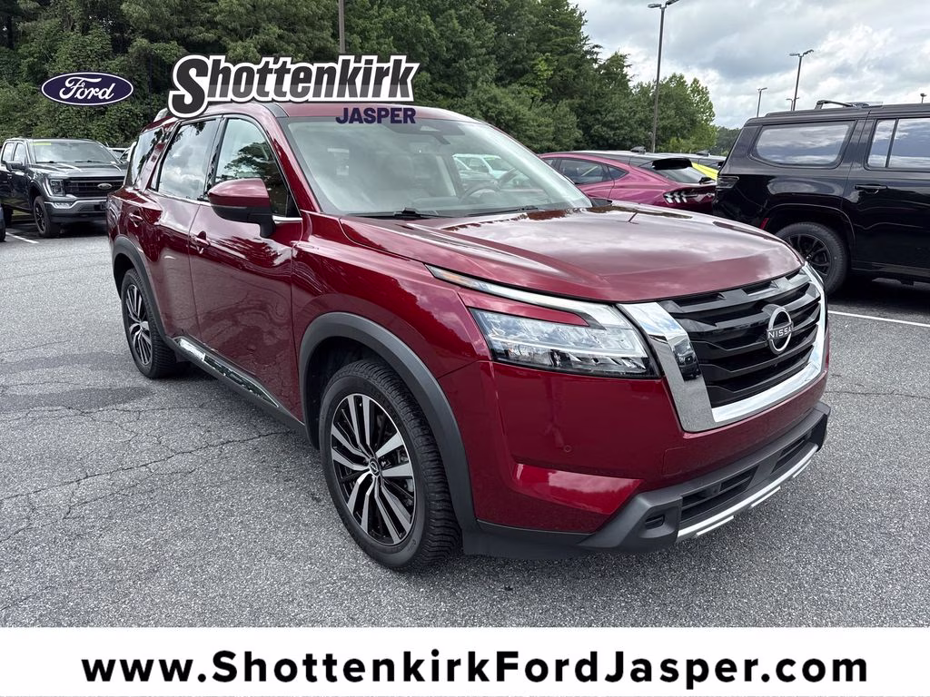 2023 Scarlet Ember Tintcoat Nissan Pathfinder Platinum 4X4 SUV