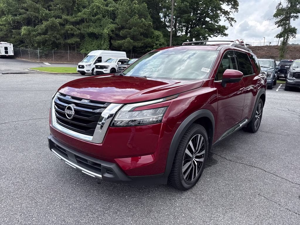 2023 Scarlet Ember Tintcoat Nissan Pathfinder Platinum 4X4 SUV