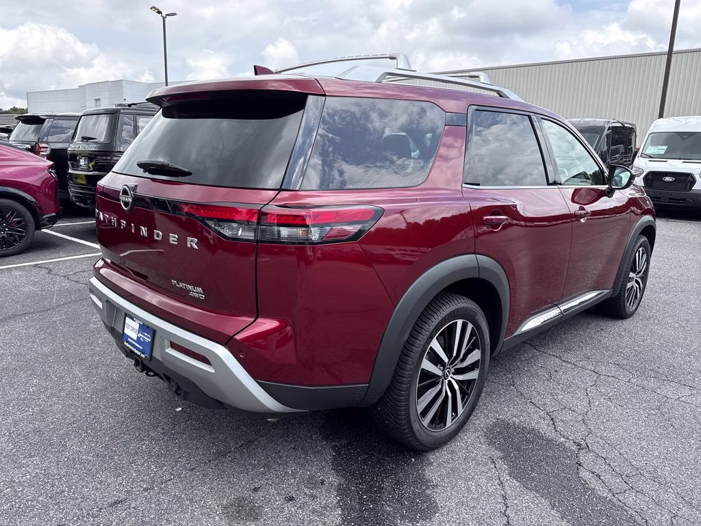 2023 Scarlet Ember Tintcoat Nissan Pathfinder Platinum 4X4 SUV