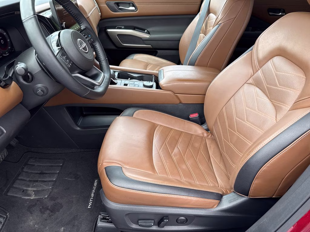 2023 Scarlet Ember Tintcoat Nissan Pathfinder Platinum 4X4 SUV