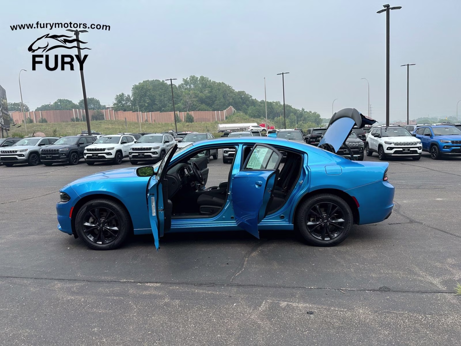 2023 B5 Blue Pearlcoat Dodge Charger SXT AWD Sedan