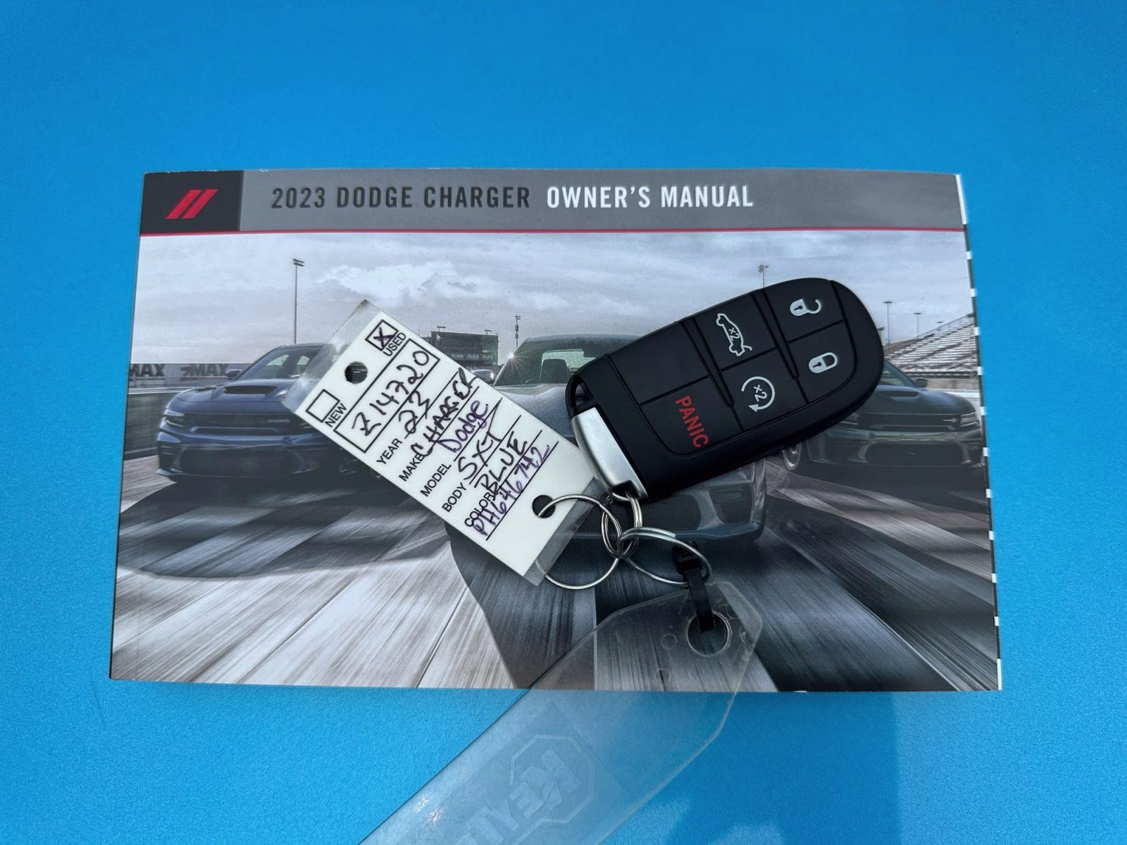 2023 B5 Blue Pearlcoat Dodge Charger SXT AWD Sedan