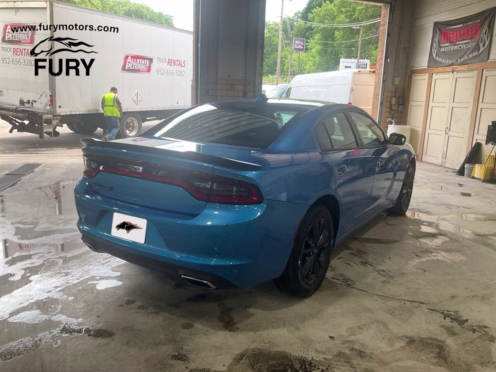 2023 B5 Blue Pearlcoat Dodge Charger SXT AWD Sedan