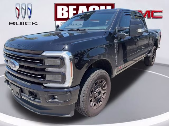 2025 Black Metallic Ford Super Duty F-250 SRW Platinum 4X4 Truck
