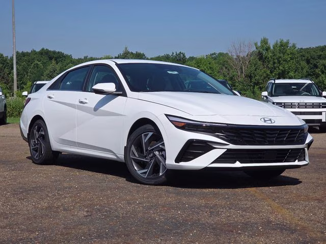 2026 Serenity White Pearl Hyundai Elantra Limited FWD Sedan