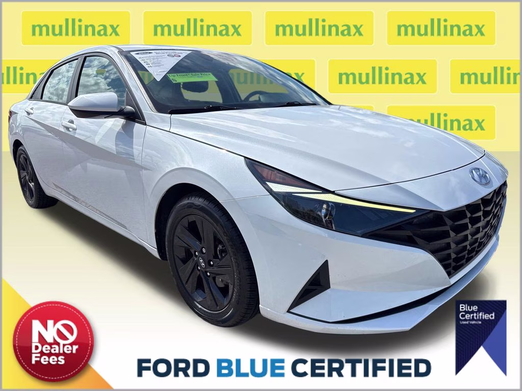 2021 Quartz White Hyundai Elantra SEL FWD Sedan