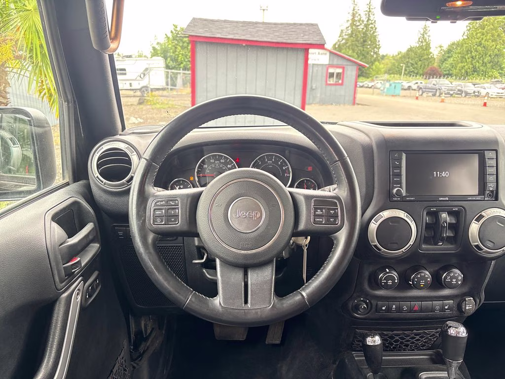 2018 Black Clearcoat Jeep Wrangler JK Unlimited Rubicon 4X4 SUV
