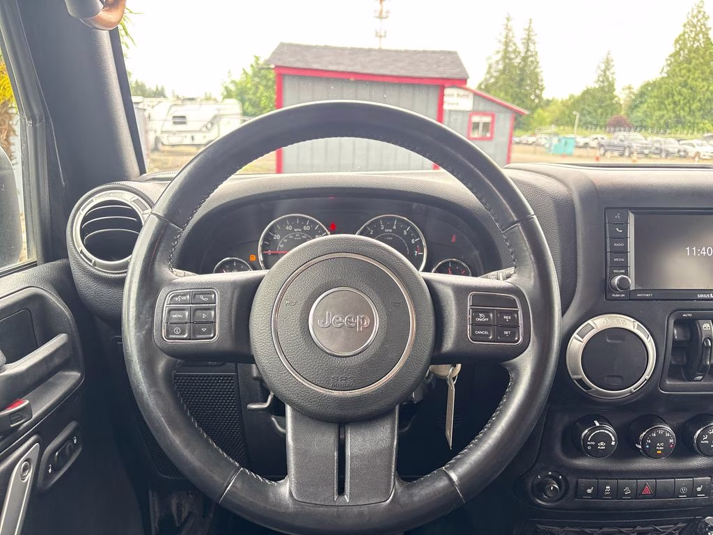 2018 Black Clearcoat Jeep Wrangler JK Unlimited Rubicon 4X4 SUV