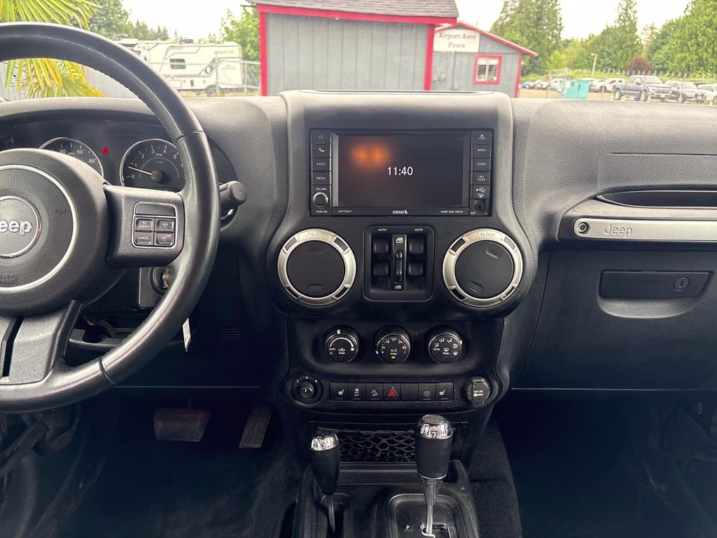 2018 Black Clearcoat Jeep Wrangler JK Unlimited Rubicon 4X4 SUV