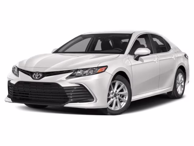 2022 White Toyota Camry LE AWD Sedan