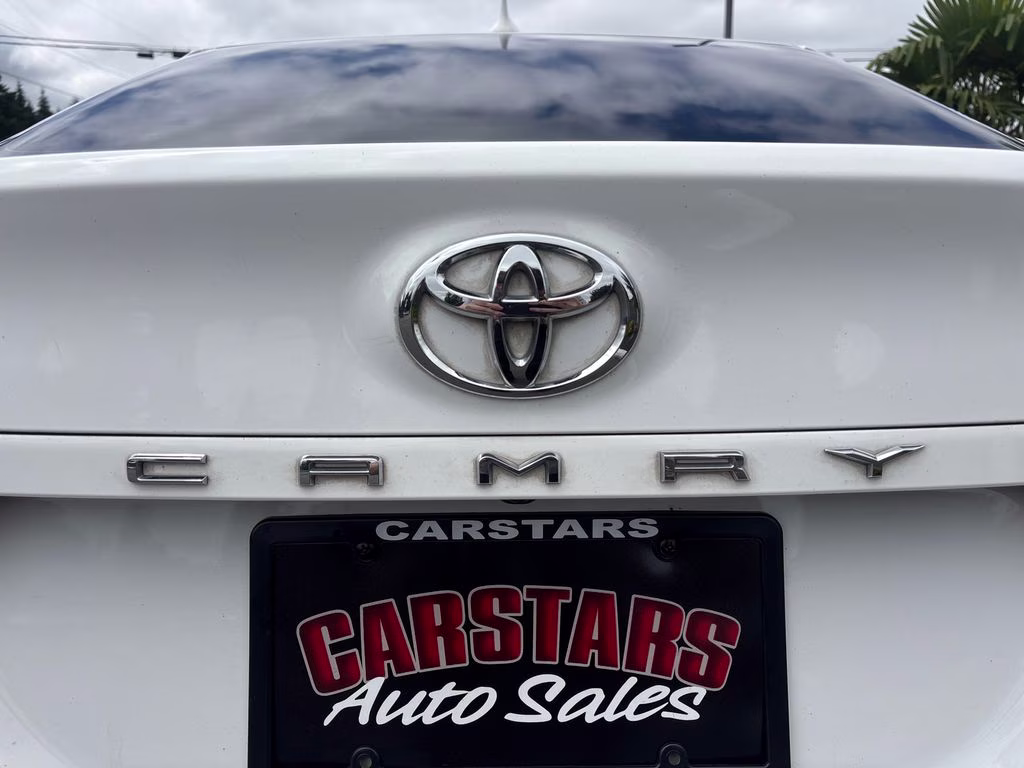2022 White Toyota Camry LE AWD Sedan