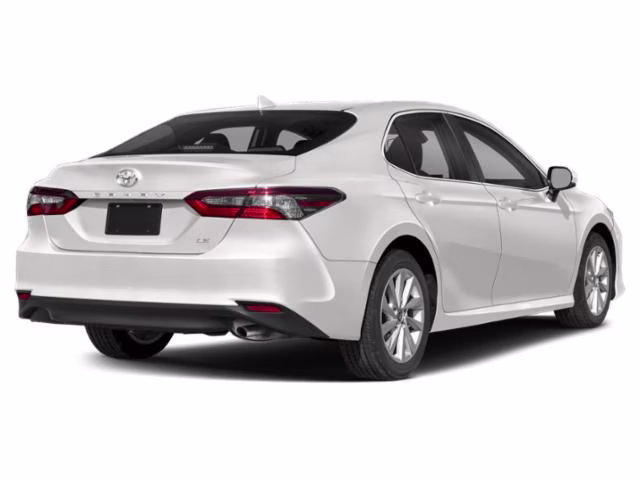 2022 White Toyota Camry LE AWD Sedan