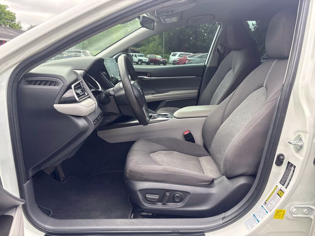 2022 White Toyota Camry LE AWD Sedan