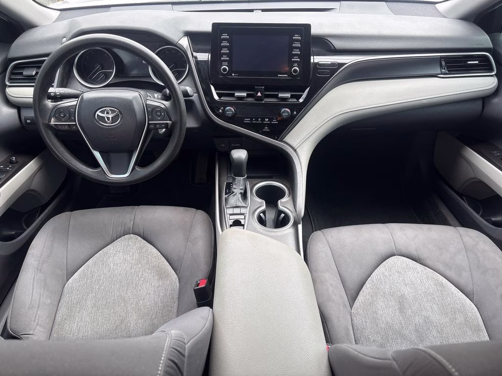2022 White Toyota Camry LE AWD Sedan