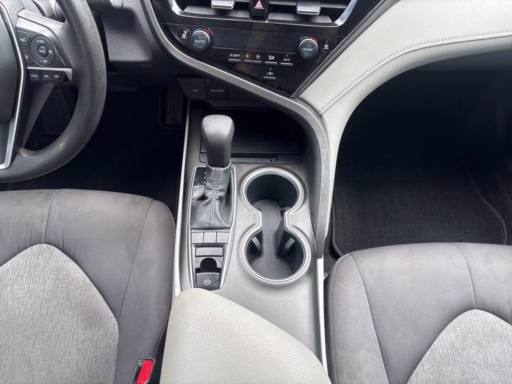 2022 White Toyota Camry LE AWD Sedan