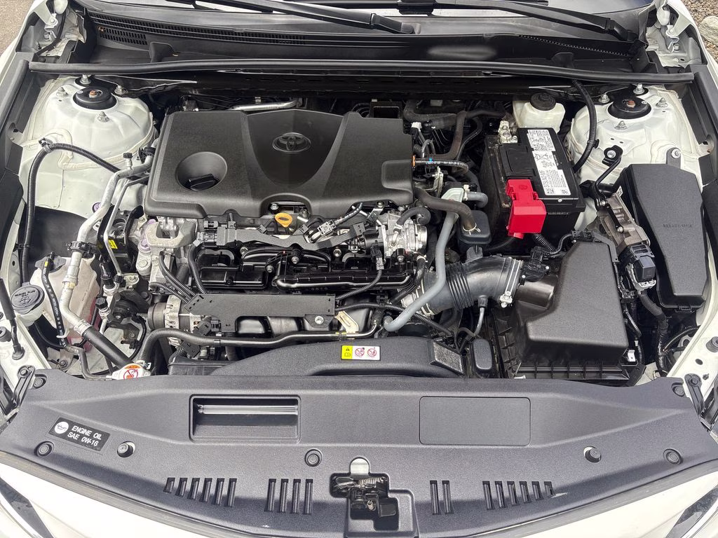 2022 White Toyota Camry LE AWD Sedan