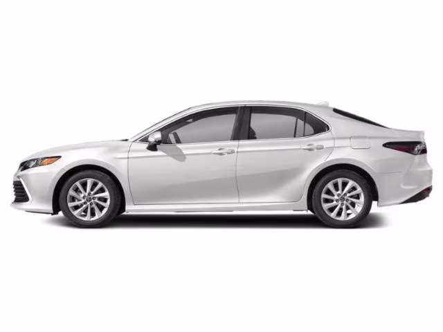 2022 White Toyota Camry LE AWD Sedan