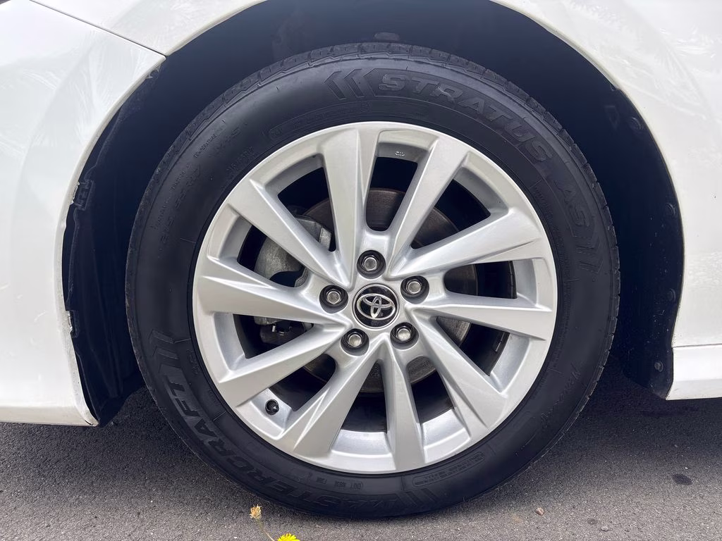 2022 White Toyota Camry LE AWD Sedan