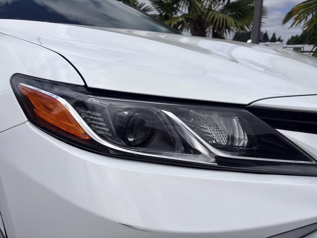 2022 White Toyota Camry LE AWD Sedan