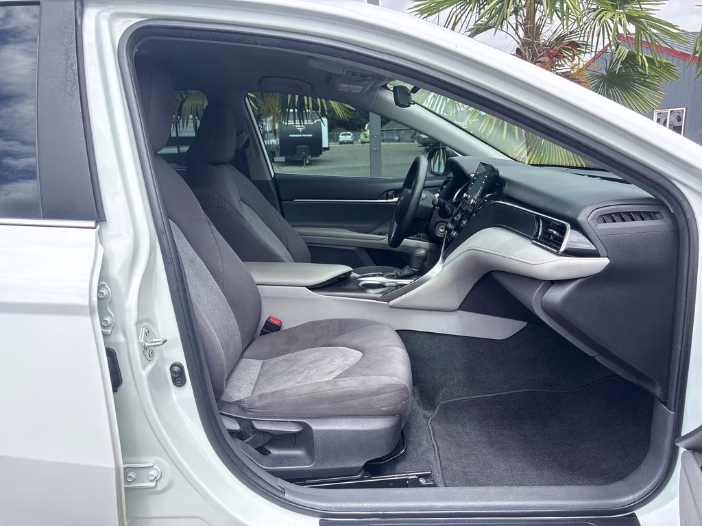 2022 White Toyota Camry LE AWD Sedan