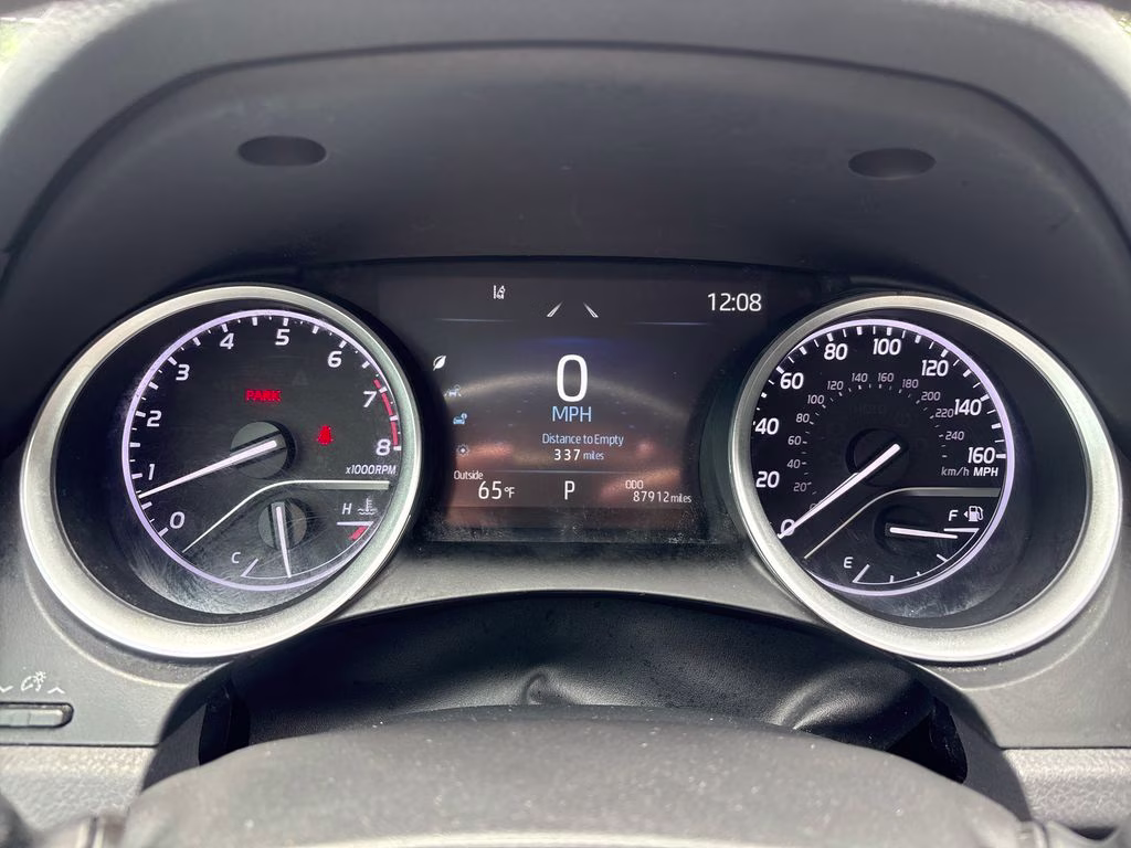 2022 White Toyota Camry LE AWD Sedan