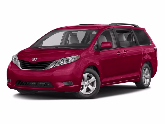 2016 Salsa Red Pearl Toyota Sienna LE FWD Crossover
