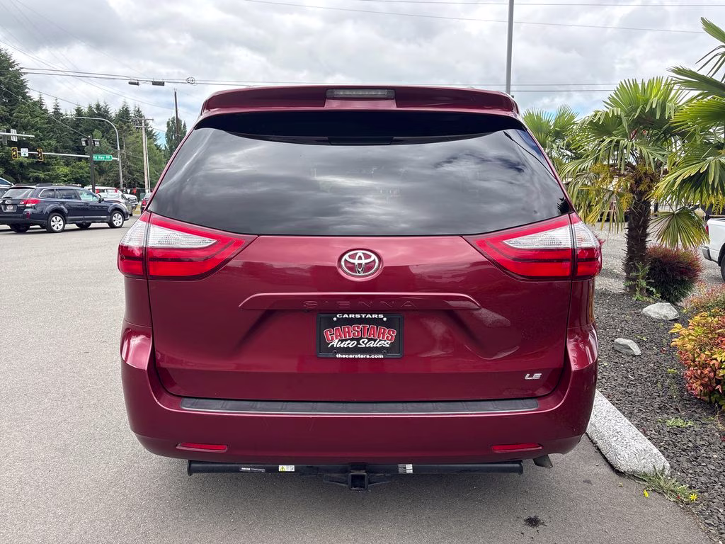 2016 Salsa Red Pearl Toyota Sienna LE FWD Crossover