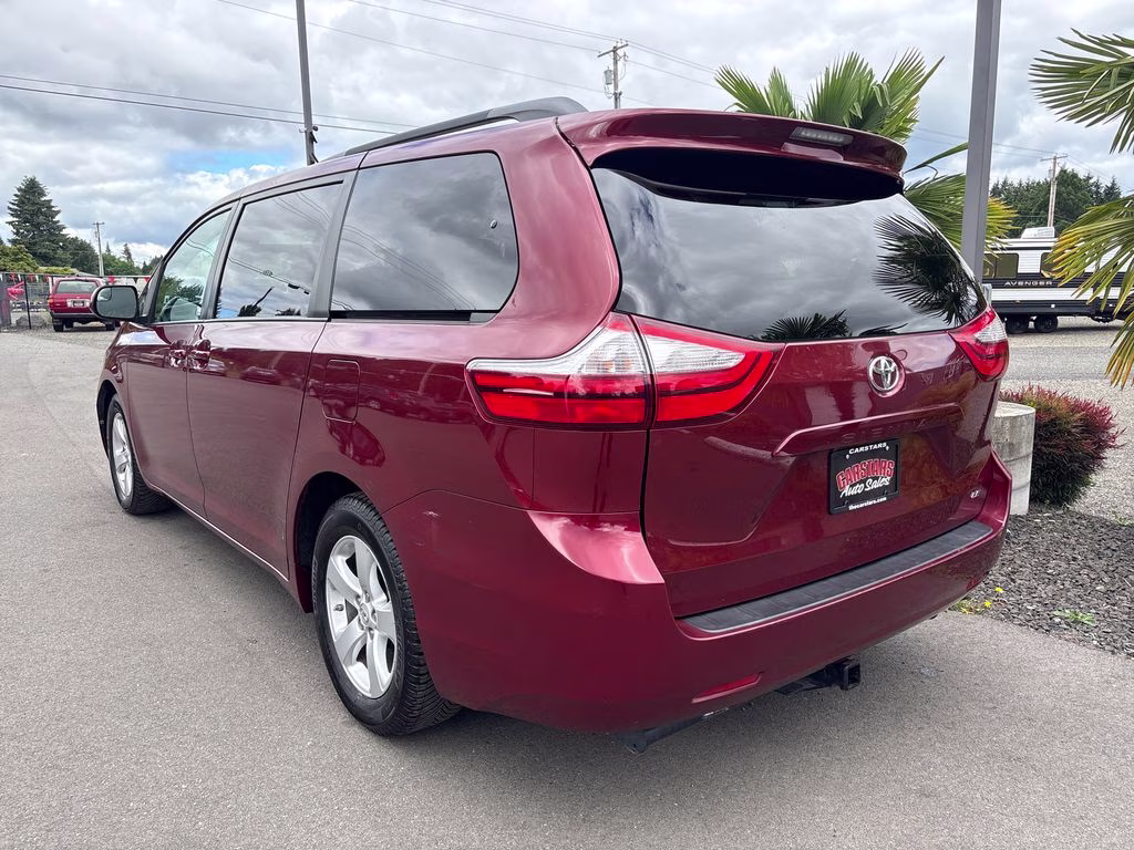 2016 Salsa Red Pearl Toyota Sienna LE FWD Crossover