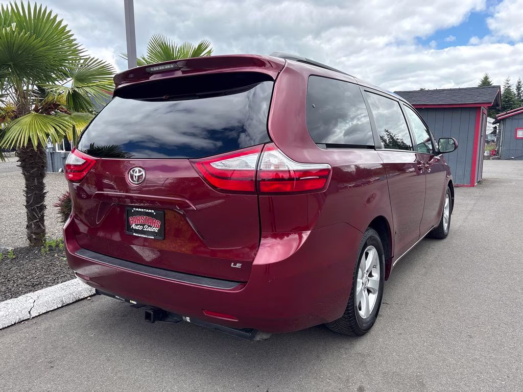 2016 Salsa Red Pearl Toyota Sienna LE FWD Crossover