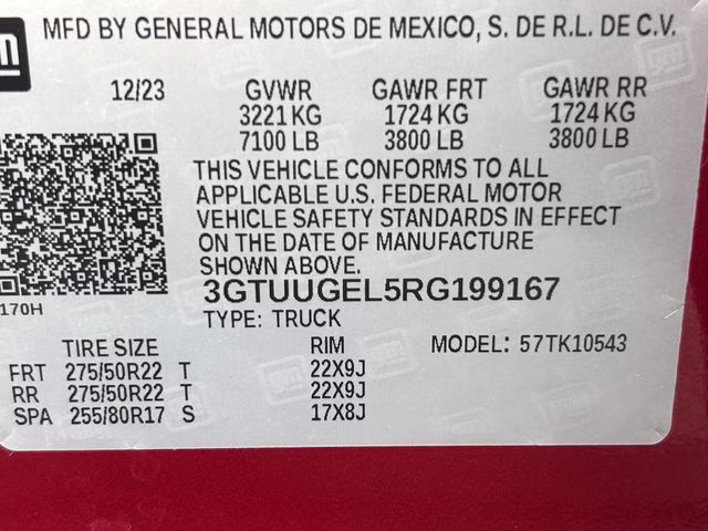 2024 Volcanic Red Tintcoat GMC Sierra 1500 Denali 4X4 Truck