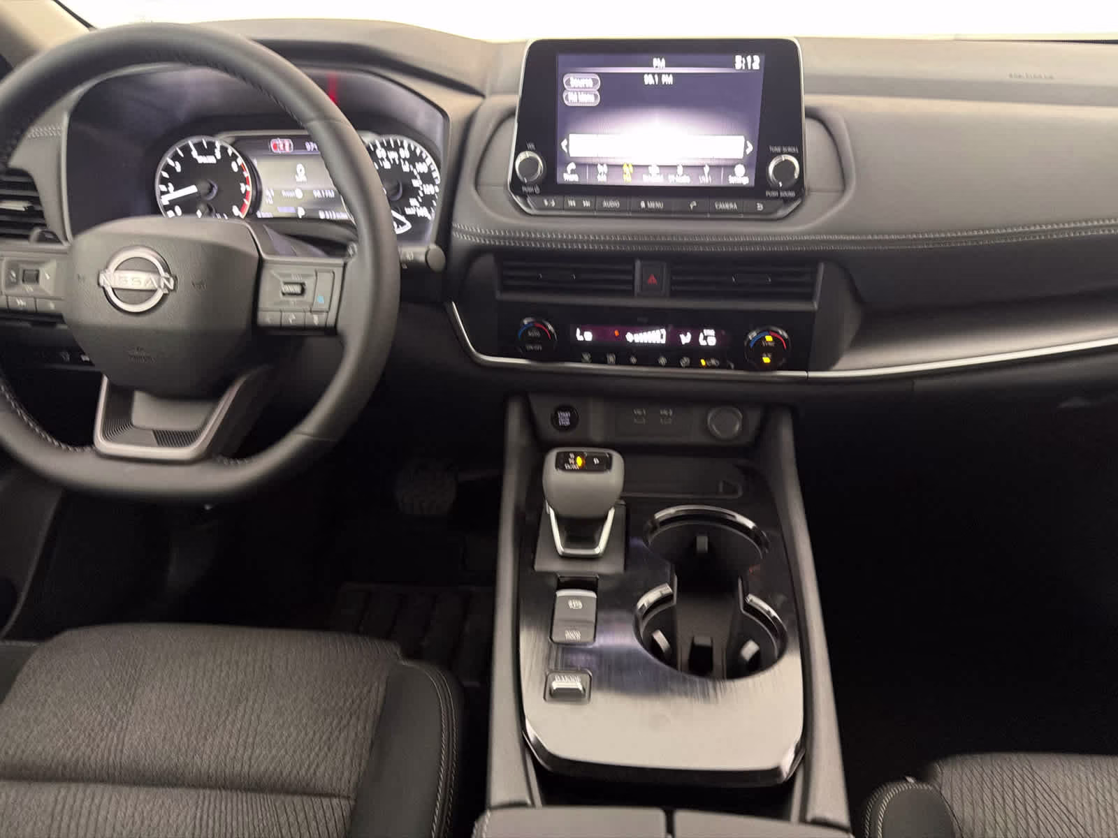 2026 Everest White Pearl Tricoat Nissan Rogue SV FWD SUV