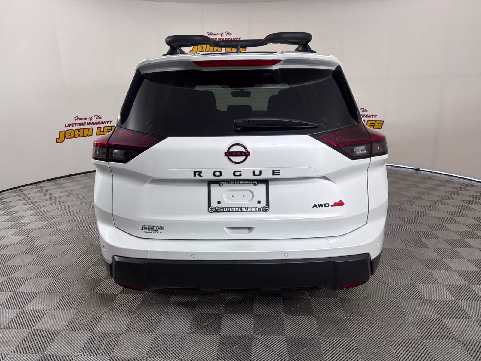 2026 Everest White Pearl Tricoat Nissan Rogue Rock Creek AWD SUV