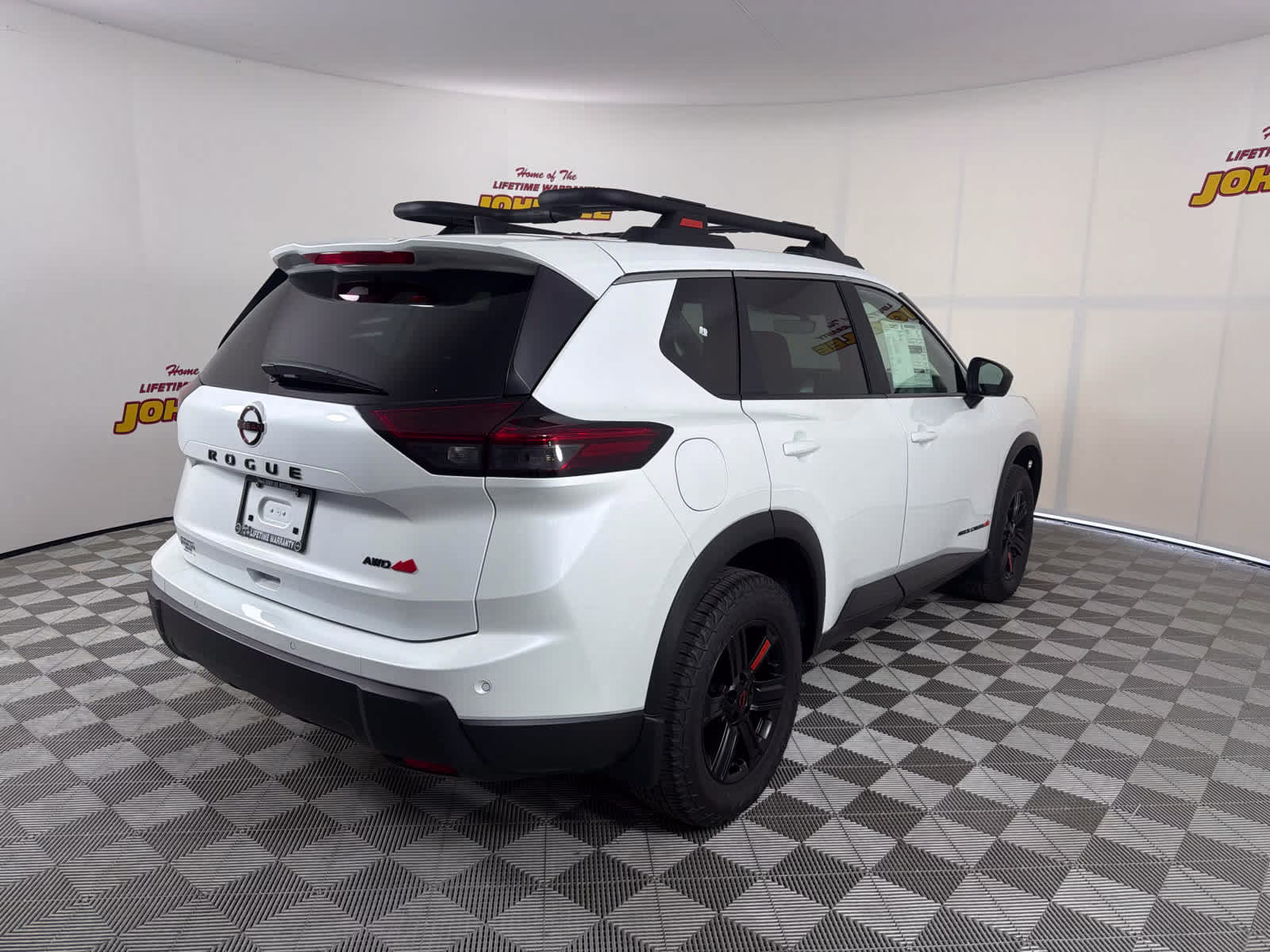 2026 Everest White Pearl Tricoat Nissan Rogue Rock Creek AWD SUV