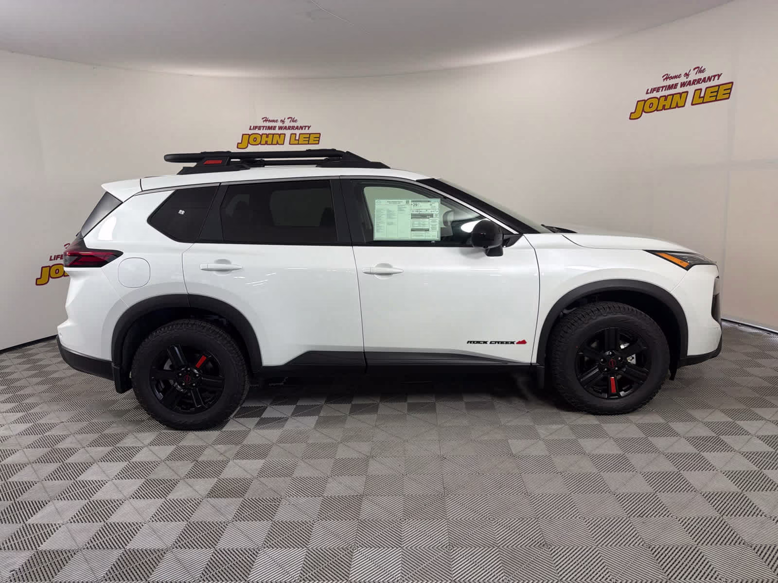 2026 Everest White Pearl Tricoat Nissan Rogue Rock Creek AWD SUV